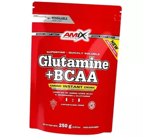 BCAA с Глютамином, Glutamine + BCAA powder, Amix Nutrition  250г Манго (28135009)