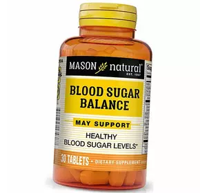 Комплекс для нормализации сахара в крови, Blood Sugar Balance, Mason Natural  30таб (71529002)