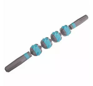 Массажер-палка роликовый Massager Bar FI-2449     Серо-голубой (33508070)
