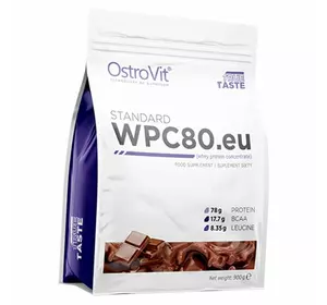 Концентрат Сывороточного Протеина, WPC80.eu standart, Ostrovit  900г Шоколад (29250004)