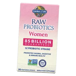 Пробиотическая формула для женщин, Raw Probiotics Women, Garden of Life  90вегкапс (69473004)