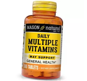 Мультивитамины на каждый день, Daily Multiple Vitamins, Mason Natural  365таб (36529053)