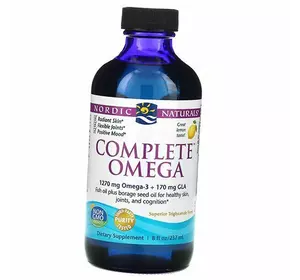 Жидкий Омега Комплекс, Complete Omega Liquid, Nordic Naturals  237мл Лимон (67352028)