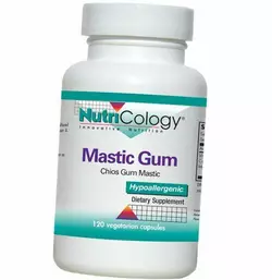 Мастикова Смола, Mastic Gum, Nutricology  120вегкапс (72373007)
