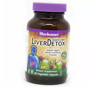 Комплекс для детоксикации печени, Liver Detox, Bluebonnet Nutrition  60вегкапс (71393010)