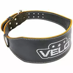 Пояс атлетический кожаный VL-6628  Velo  L Черный (34241005)