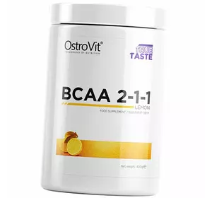 ВСАА, Аминокислоты, Pure BCAA 2:1:1, Ostrovit  400г Лимон (28250002)