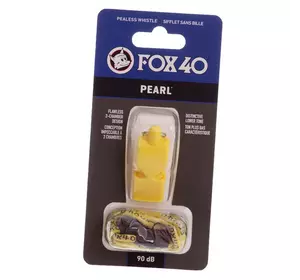 Свисток судейский Pearl FOX40     Желтый (33508241)
