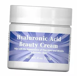 Крем для кожи с Гиалуроновой кислотой, Hyaluronic Acid Cream, Puritan's Pride  113г  (43367001)