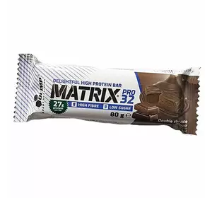 Протеиновый батончик с низким содержанием сахара, Matrix pro 32, Olimp Nutrition  80г Двойной шоколад (14283001)