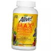 Мультивитамины, Alive! Max3 Potency Multivitamin, Nature's Way  180таб (36344115)