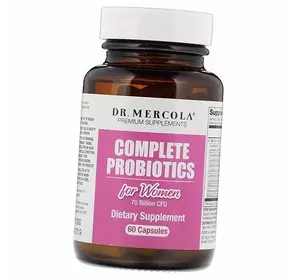 Комплексные пробиотики для женщин, Complete Probiotics Women, Dr. Mercola  30капс (69387002)