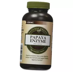 Папаин, Papaya Enzyme, GNC  30таб (69120001)