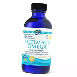 Жидкая Омега, Ultimate Omega Liquid, Nordic Naturals  119мл Лимон (67352024)