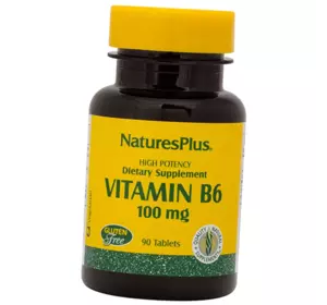 Витамин В6 (Пиридоксин), Vitamin B6 100, Nature's Plus  90таб (36375148)