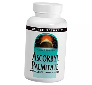 Аскорбилпальмитат, Ascorbyl Palmitate, Source Naturals  90капс (70355002)