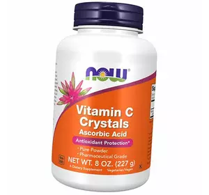 Витамин С, Аскорбиновая кислота, Vitamin C Crystals Powder, Now Foods  227г (36128409)