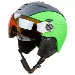 Шлем горнолыжный MS-6296 FDSO  M Салатово-серый (60508082)