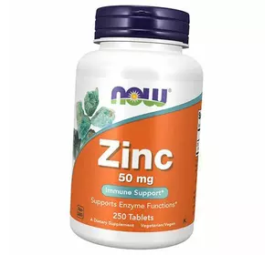 Цинк Глюконат, Zinc 50, Now Foods  250таб (36128197)