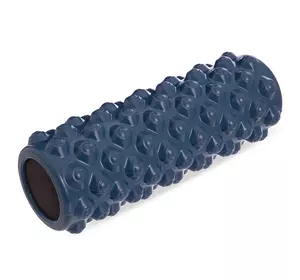 Роллер для йоги и пилатеса Bubble FI-5714 FDSO   36см Синий (33508033)