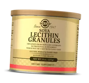 Соевый Лецитин, Lecithin Granules, Solgar  227г (72313001)