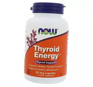Комплекс для щитовидной железы, Thyroid Energy, Now Foods  90вегкапс (71128120)