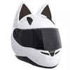Мото Кото шлем с ушками женский MS-1650 No branding  XL Белый (60429509)