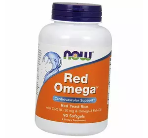 Омега 3, Red Omega, Now Foods  90гелкапс (67128024)