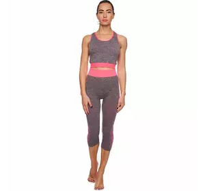 Комплект спортивный для фитнеса и йоги ST-2098 Sibote  44-48 Розовый (06488003)