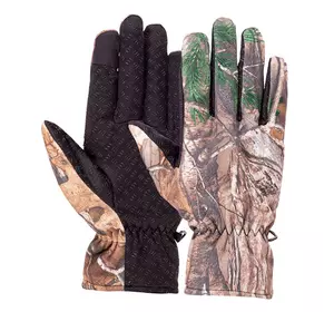 Перчатки для охоты и рыбалки с закрытыми пальцами BC-9229 FDSO  L Камуфляж Лес (07508064)