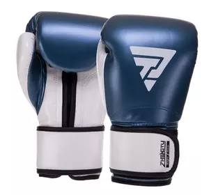 Перчатки боксерские Zhengtu BO-3781 FDSO  10oz Сине-белый (37508105)