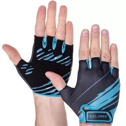 Перчатки для фитнеса MA-3887 Zelart  XS Черно-синий (07363063)