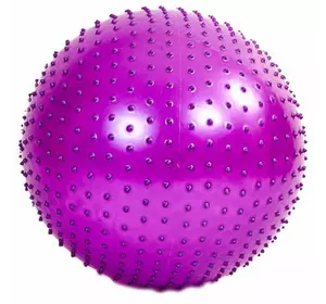 Мяч для фитнеса (фитбол) массажный FI-1988 Zelart   75см Фиолетовый (56363056)