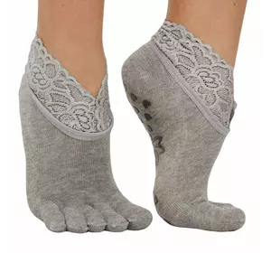 Носки для йоги с закрытыми пальцами FI-9936 FDSO  36-41 Серый (06508481)