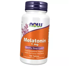 Мелатонин от бессонницы, Melatonin 1, Now Foods  100таб (72128072)