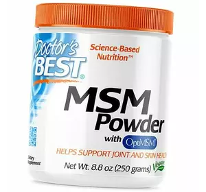МСМ, Метилсульфонилметан, MSM Powder, Doctor's Best  250г (03327010)