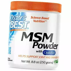 МСМ, Метилсульфонилметан, MSM Powder, Doctor's Best  250г (03327010)