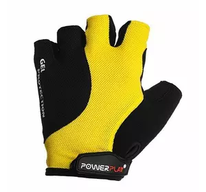 Велосипедные перчатки 5028 Power Play  L Черно-желтый (07228053)