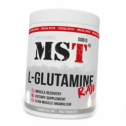 L-Глютамин, L-Glutamine Raw, MST  500г Без вкуса (32288005)
