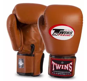 Перчатки боксерские BGVL3 Twins  18oz Коричневый (37426107)