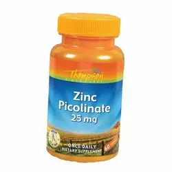 Цинк Пиколинат, Zinc Picolinate, Thompson  60таб (36412002)