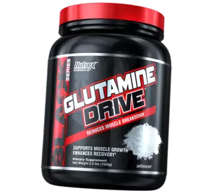 L-Глютамин, Аминокислота для спорта, Glutamine Drive, Nutrex  1000г Без вкуса (32152001)