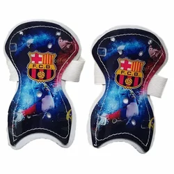 Щитки футбольные детские 629 No branding  Один размер Синий Barcelona (57429181)