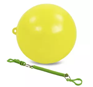 Мяч на веревке резиновый FB-6958 FDSO   Желтый (59508289)