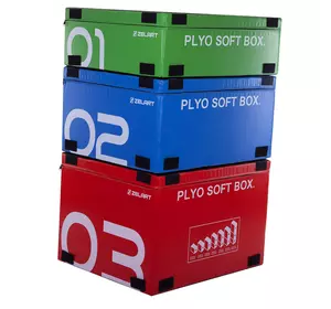 Бокс плиометрический мягкий набор Plyo Boxes FI-3635 Zelart   Набор (56363200)