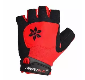 Велосипедные перчатки женские 5284 Power Play  S Красный (07228043)