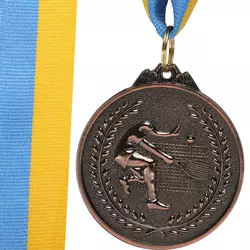 Медаль спортивная с лентой Большой Теннис C-8759     Бронзовый (33508389)