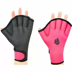 Перчатки для аквафитнеса M074603 Mad Wave  S Розово-черный (60444035)