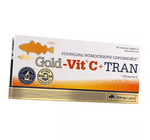 Витамин С с Омегой, Gold-Vit C + Tran, Olimp Nutrition  30капс (36283156)