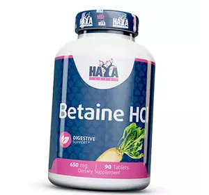 Бетаин Гидрохлорид таблетки, Betaine HCL 650, Haya  90таб (72405007)